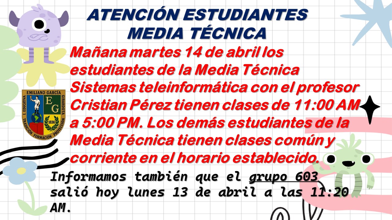ESTUDIANTES MEDIA TÉCNICA